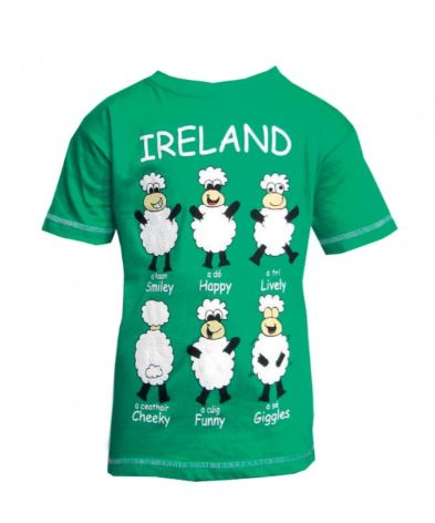 Green Happy Sheep T-Shirt