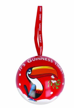 Guinness Bauble Red