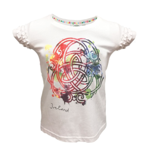 Kids Celtic Knot Frill T-shirt