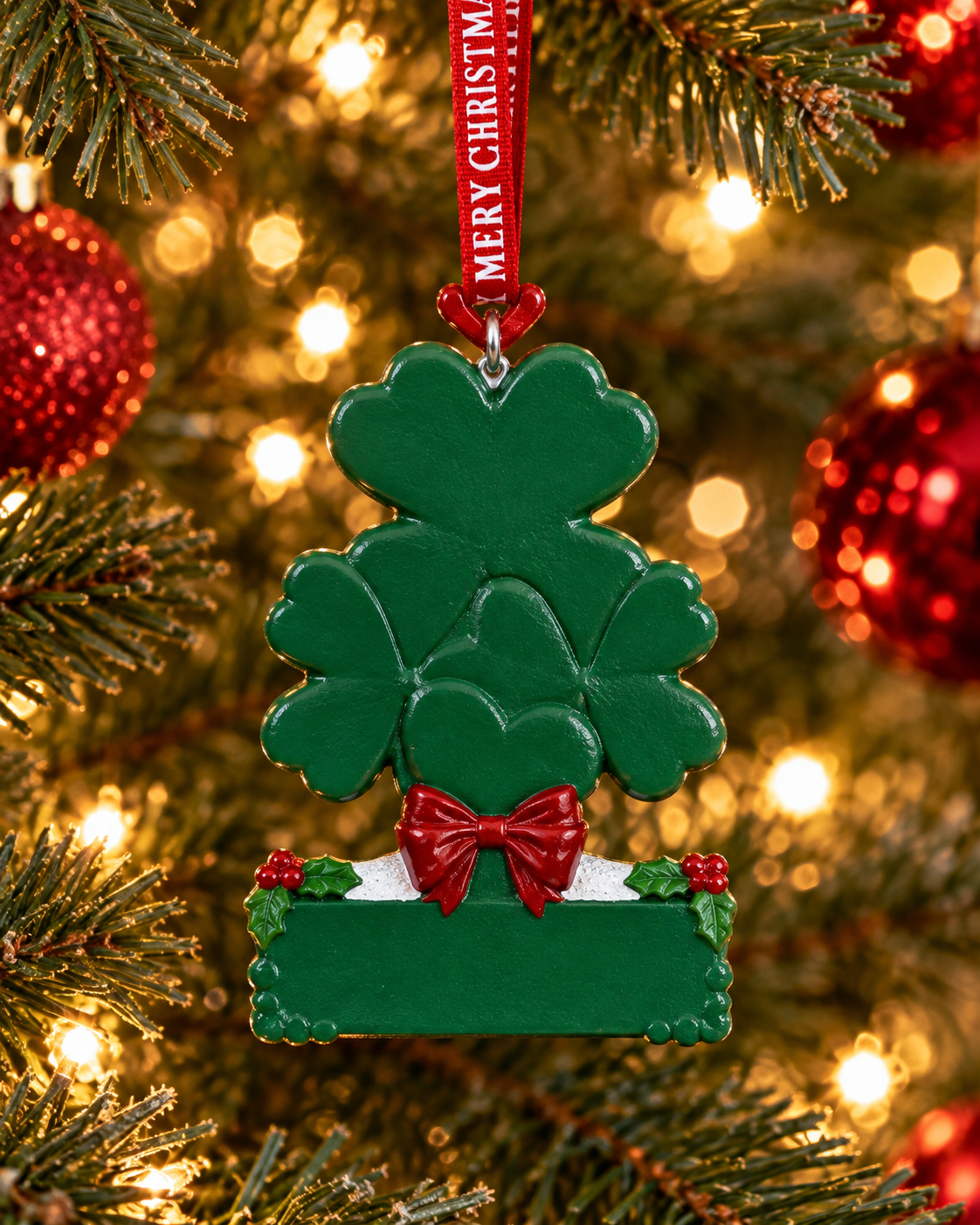 Christmas Shamrock (A Little Irish Luck) - Back