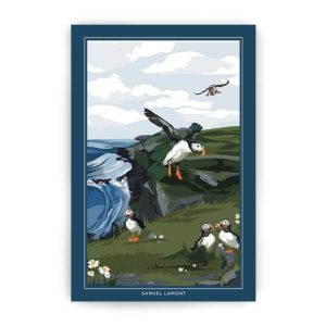 Puffin Tea Towel
